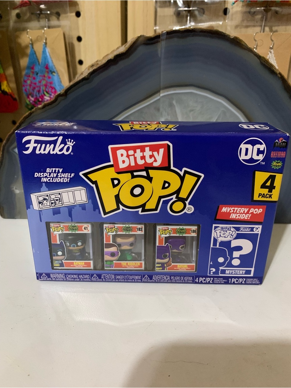 Funko Bitty Pop! DC 4-Pack Mystery Set - Blue Packaging